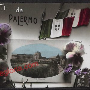 ah4934 - CARTOLINA D'EPOCA - Palermo Città - Palazzo Reale