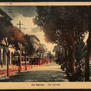 ag5596 - CARTOLINA D'EPOCA - La Spezia Città - Via Chiodo