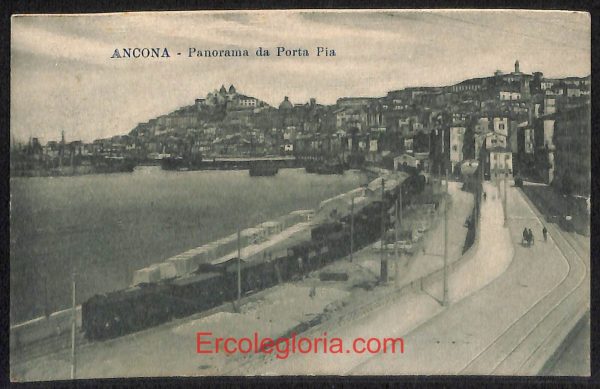 ad9693 - CARTOLINA D'EPOCA - Ancona Città - Porta Pia