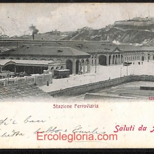 ad9695 - CARTOLINA D'EPOCA - Ancona Città - Stazione Ferroviaria