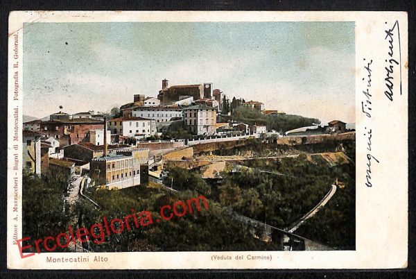 ah8539 - CARTOLINA D'EPOCA - Pistoia Provincia - Montecatini