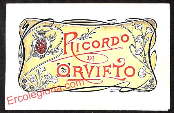 ai7832 - CARTONCINO D' EPOCA - Terni Provincia - Orvieto