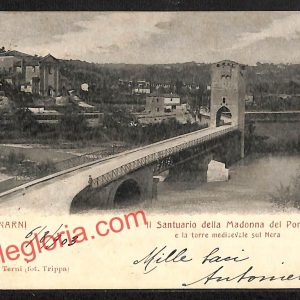 ai7849 - CARTOLINA D' EPOCA - Terni Provincia - Narni