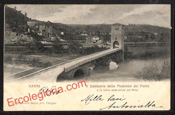 ai7849 - CARTOLINA D' EPOCA - Terni Provincia - Narni