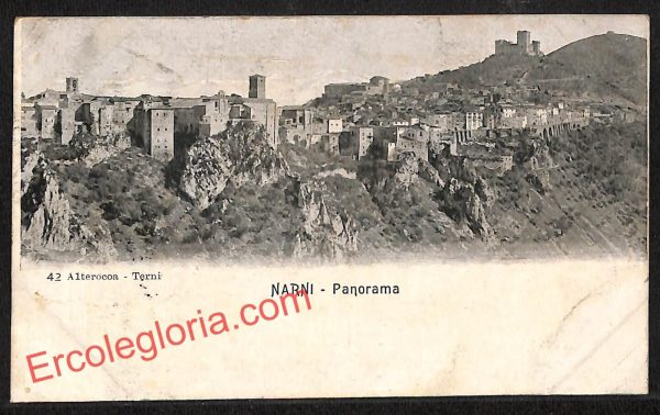 ai7851 - CARTOLINA D' EPOCA - Terni Provincia - Narni