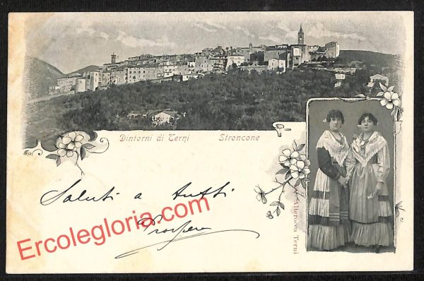 ai7858 - CARTOLINA D' EPOCA - Terni Provincia - Stroncone