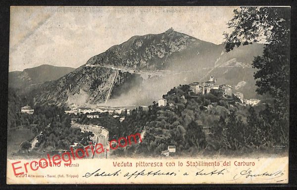 ai7864 - CARTOLINA D' EPOCA - Terni Provincia - Papigno