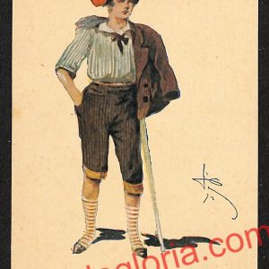 ah3569 - CARTOLINA D'EPOCA - Napoli Città - Costumi Napoletani