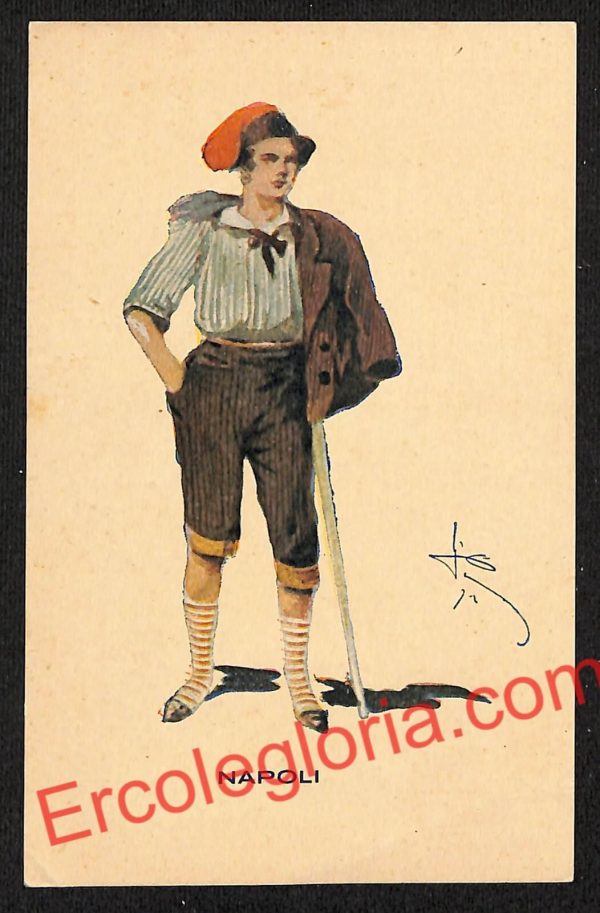 ah3569 - CARTOLINA D'EPOCA - Napoli Città - Costumi Napoletani