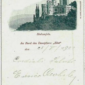 33442 - Ansichtskarten POSTCARD: GERMANY Deutschland - Stolzenfels STEAMSHIP