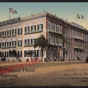 ah5008 - CARTOLINA D'EPOCA - Palermo Città - Excelsior Palace Hotel