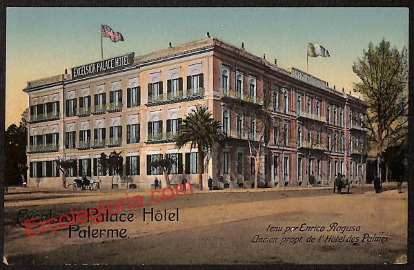 ah5008 - CARTOLINA D'EPOCA - Palermo Città - Excelsior Palace Hotel