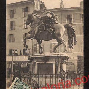 ah7327 - CARTOLINA D'EPOCA - Piacenza Città - Monumento al Alessandro Francese