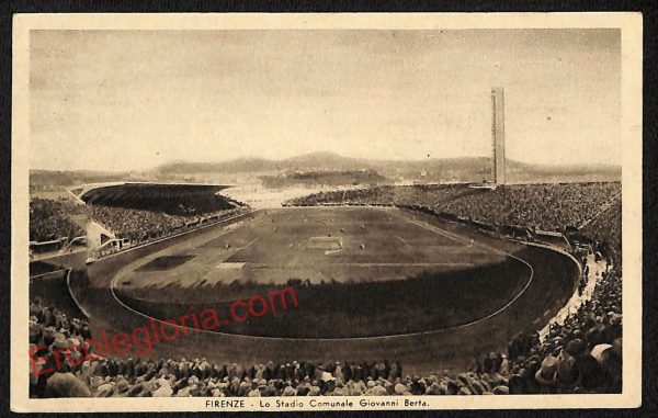ae7437 - CARTOLINA D'EPOCA - Firenze - Lo Stadio Comunale Giovanni Berta