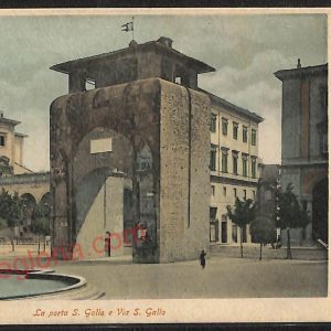 ae6350 - CARTOLINA D'EPOCA  Firenze Città - La Porta S. Gallo