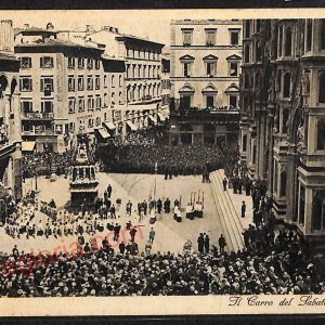 ae6358 - CARTOLINA D'EPOCA  Firenze Città - Il Carro del Sabato Santo