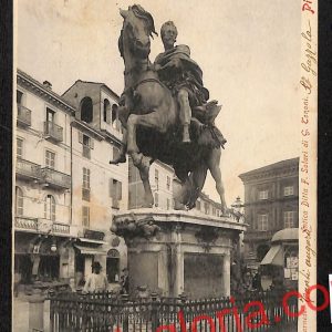 ah7340 - CARTOLINA D'EPOCA - Piacenza Città - Alessandro Farnese