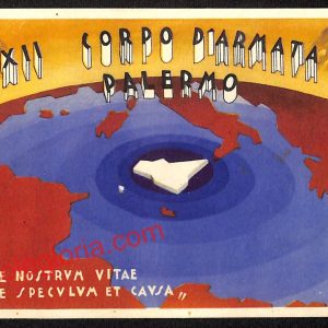 ah5039 - CARTOLINA D'EPOCA - Palermo Città - XII Corpo D' Armata Palermo