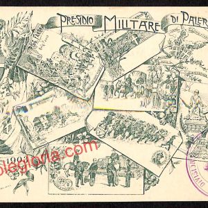ah5042 - CARTOLINA D'EPOCA - Palermo Città - Presidio Militare di Palermo