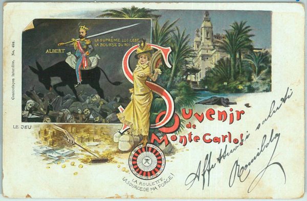68312 - MONACO - VINTAGE POSTCARD - Monte Carlo:  Casino ROYALTY