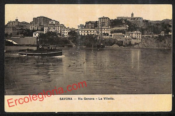 ai4949 - CARTOLINA D'EPOCA - Savona Città - Via Genova