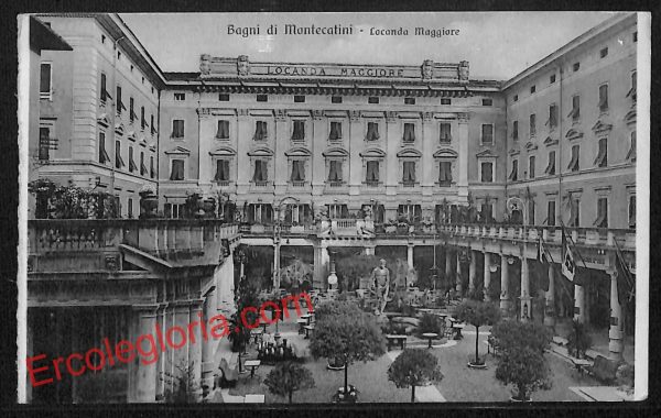 ah8627 - CARTOLINA D'EPOCA - Pistoia Provincia - Montecatini