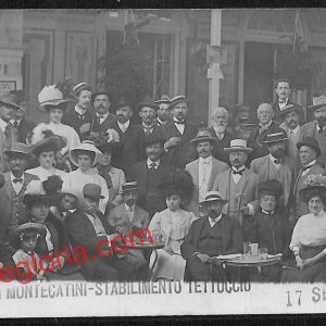 ah8628 - CARTOLINA D'EPOCA - Pistoia Provincia - Montecatini