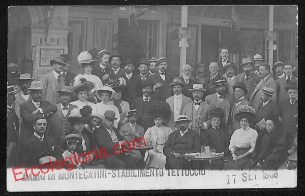 ah8628 - CARTOLINA D'EPOCA - Pistoia Provincia - Montecatini