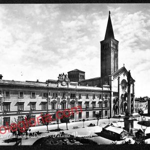 ah7347 - CARTOLINA D'EPOCA - Piacenza Città - Palazzo Vescovile