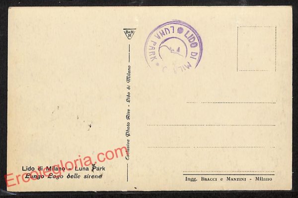 ag9057 - CARTOLINA D'EPOCA - Milano Città - Lido di Milano - immagine 2