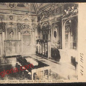 ag9058 - CARTOLINA D'EPOCA - Milano Città - Collegio Reale delle Fanciulle