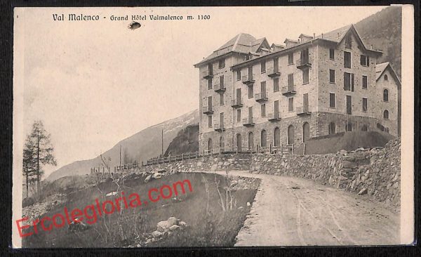 ai7256 - CARTOLINA D' EPOCA - Sondrio Provincia - Val Malenco