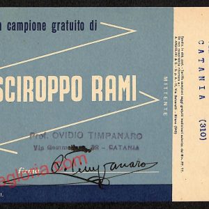 ag9061 - CARTOLINA D'EPOCA - Milano Città - Sciroppo Rami