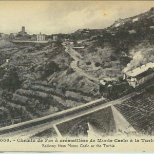 68323 - MONACO - VINTAGE POSTCARD - Monte Carlo:  TRAIN