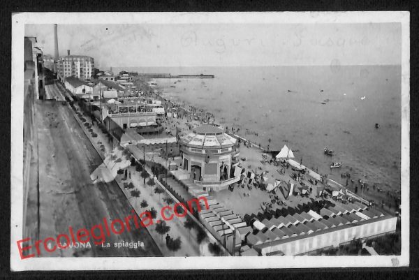 ai4950 - CARTOLINA D'EPOCA - Savona Città - La Spiaggia