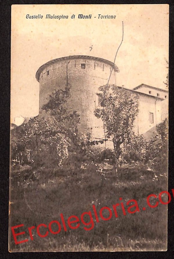 ah7352 - CARTOLINA D'EPOCA - Piacenza Città - Castello Malaspina di Monti