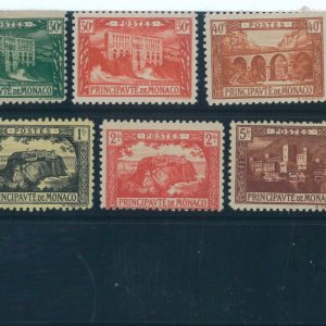 P3278 - MONACO 1922-23 , YVERT 54-64 MLH