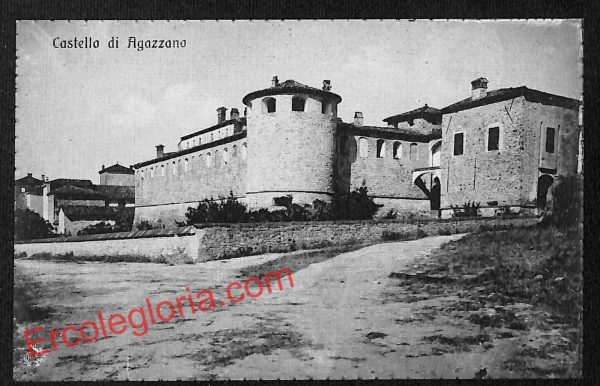 ah7355 - CARTOLINA D'EPOCA - Piacenza Città - Castello di Agazzano