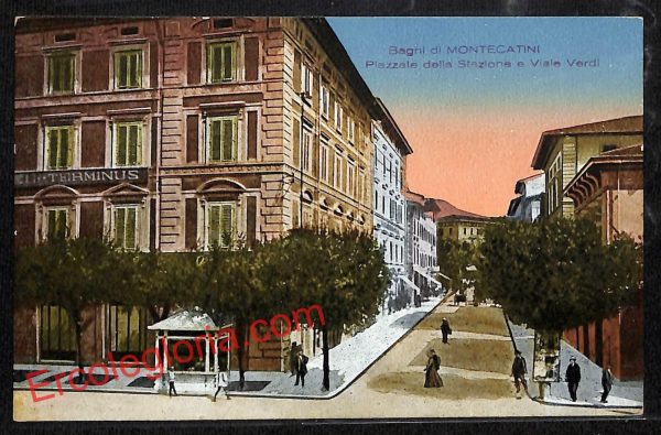 ah8632 - CARTOLINA D'EPOCA - Pistoia Provincia - Montecatini