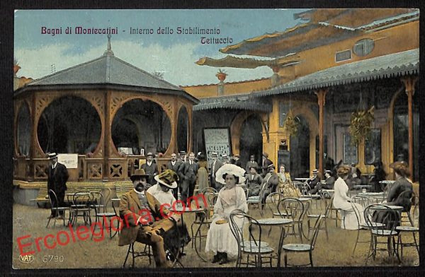 ah8635 - CARTOLINA D'EPOCA - Pistoia Provincia - Montecatini