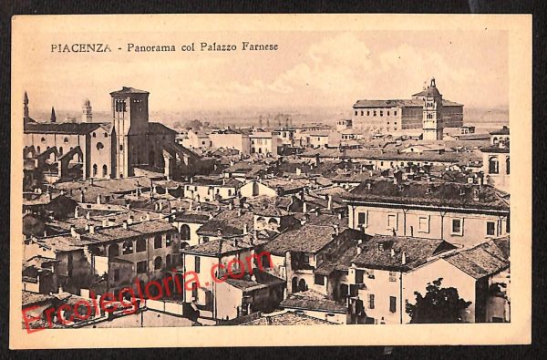 ah7358- CARTOLINA D'EPOCA - Piacenza Città - Panorama