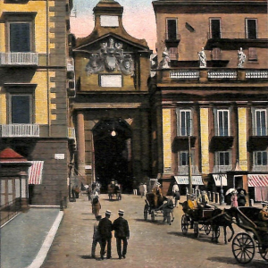 ab8037 - CARTOLINA  D'EPOCA - Napoli  Città - Port' Alba  1917