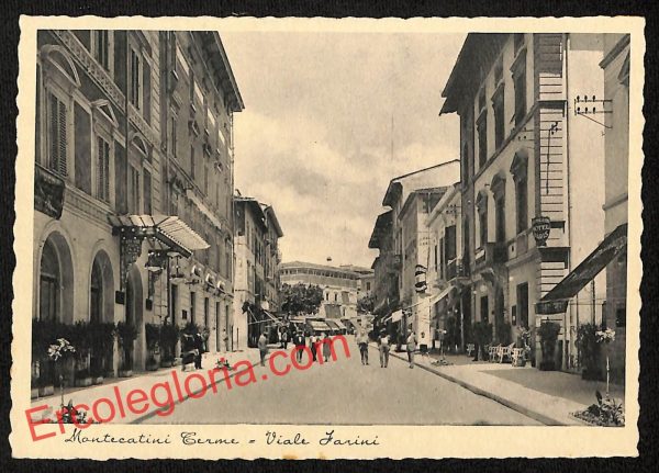 ah8640 - CARTOLINA D'EPOCA - Pistoia Provincia - Montecatini