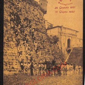 ae4113 - CARTOLINA  D'EPOCA - Brescia Città - 12° Reggimento Bersaglieri