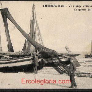 ad9739 - CARTOLINA  D'EPOCA - Ancona Provincia - Falconara Marittima  1915