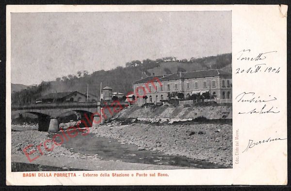 ae2772 - CARTOLINA  D'EPOCA - Bologna Provincia - Porretta   1904
