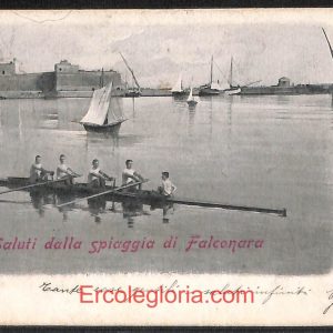 ad9744 - CARTOLINA  D'EPOCA - Ancona Provincia - Falconara Marittima  1904
