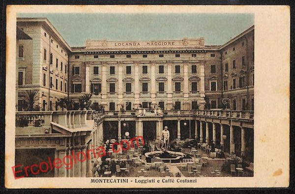 ah8642 - CARTOLINA D'EPOCA - Pistoia Provincia - Montecatini