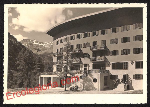 ai7258 - CARTOLINA D' EPOCA - Sondrio Provincia - Albergo Valmartello
