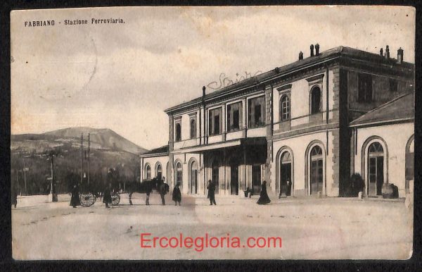 ad9752 - CARTOLINA  D'EPOCA - Ancona Provincia - Fabriano  1911